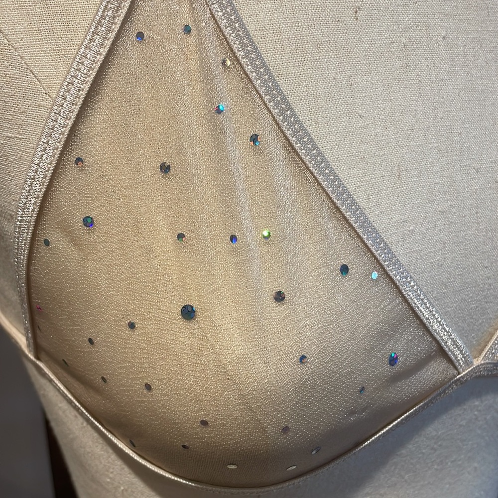 GLITTER SEE THRU BRA - Picture 2 of 4
